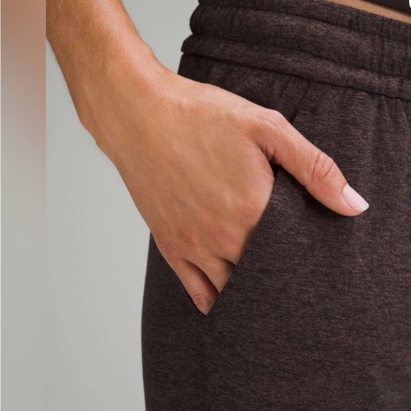 Lululemon Soft Jersey Fit Joggers Brown Size 10 Like New loungewear - Picture 2 of 14